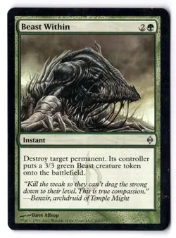 Beast Within LP* New Phyrexia ENGLISH 103/175 mtg -UnltdCards - Image 1
