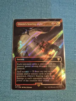 MTG LOTR Olorins Searing Light EXTENDED ART 💥SURGE FOIL💥 #547 Lord of Rings - Image 1