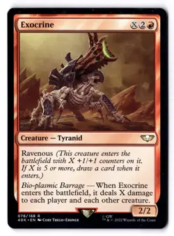 Exocrine NM* Warhammer 40k ENGLISH 076/168 mtg -UnltdCards - Image 1