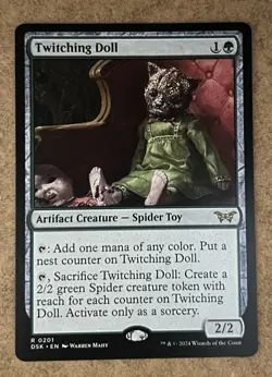 Twitching Doll - Duskmourn - NM MTG - Image 1