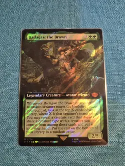 MTG LOTR Radagast the Brown EXTENDED ART 💥SURGE FOIL💥 #776 Lord of Rings Magic - Image 1
