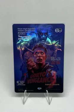 Goryo's Vengeance Poster FOIL NM Duskmourn Promo MTG Magic the Gathering - Image 1