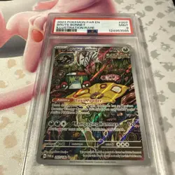 2023 Pokemon Mint PSA 9 Brute Bonnet 207/182 Sv04 Paradox Rift Illustration Rare - Image 4