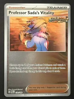 Pokemon TCG Professor Sada's Vitality 170/182 Reverse Holo SV04: Paradox Rift NM - Image 1