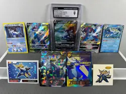 Pokemon Lot of 9 Cards and Stickers All Samurott #503 Samurott Only Pokemon Lot - Image 1
