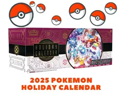 Pokemon TCG 2025 Holiday Calendar New Factory Sealed - Image 1