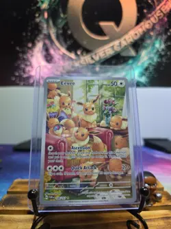 Pokemon TCG Eevee 188/167 Sv06: Twilight Masquerade Special Illustration Rare - Image 1