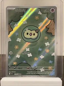 Pokemon Solosis Illustration Rare Black Bolt 118/086 English (Booger Mew) NM - Image 1