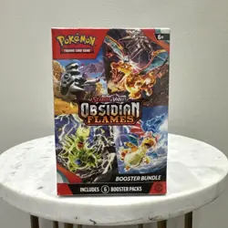 Obsidian Flames Booster Bundle 6 Packs Scarlet & Violet Pokemon TCG *SEALED/NEW* - Image 1