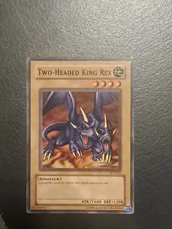 YUGIOH Two-Headed King Rex TP2-025 Light-played LP - Image 1