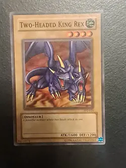 YUGIOH Two-Headed King Rex TP2-025 Light-played LP - Image 3