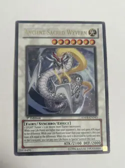 Yugioh Ancient Sacred Wyvern 1st Edition ANPR-EN043 Ultra Rare MP Yu-Gi-Oh! - Image 2