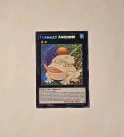 YUGIOH TOADALLY AWESOME MP17 SECRET LIGHT PLAYED 1ST EDITION NM - Image 1