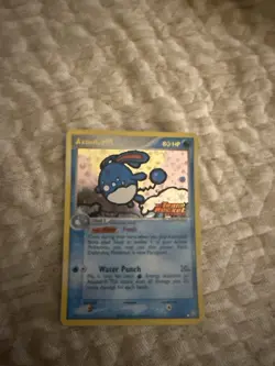 2004 Azumarill Holo Team Rocket Returns Vintage Pokemon Card - Rare EX Series - Image 1