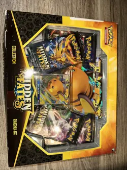 Pokemon Trading Card Game Hidden Fates Raichu GX Box 728192512490 - Image 1