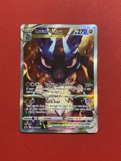 Lucario VSTAR SWSH291 SWSH: Sword & Shield Promo Cards Pokemon Card TCG - Image 1