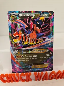Mega Garchomp EX - XY168 - Pokemon XY Promo Ultra Rare Card MP - Image 1