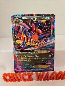 Mega Garchomp EX - XY168 - Pokemon XY Promo Ultra Rare Card MP - Image 3