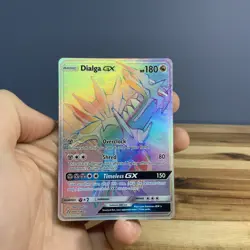 Dialga GX 164/156 Ultra Prism Rainbow Rare Pokemon Pokemon TCG Card - Image 3