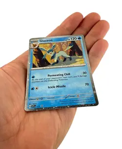 Pokemon Leafeon #170 & Glaceon #171 Scarlet & Violet HOLO Black Star Promo Cards - Image 3