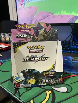 Pokemon Sun and Moon Team Up (EMPTY) Booster Box - No Cards No Packs Box Only - Image 2