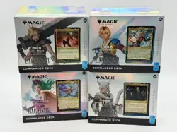 Lot of (4) Magic The Gathering Final Fantasy Collector's Edition Commander Deck - Image 1