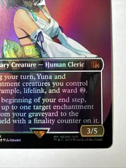 Yuna, Hope of Spira (Borderless) Final Fantasy Foil - Image 4