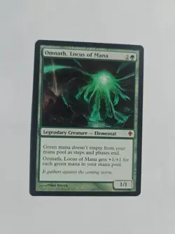 Magic the Gathering - Worldwake Omnath, Locus of Mana 2010 109 Mythic - Image 1
