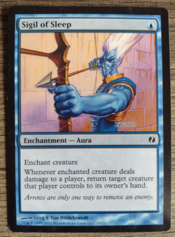 MTG ~ Sigil of Sleep ~ Duel Decks: Venser vs. Koth (25/77) ~ English ~ LP - Image 1