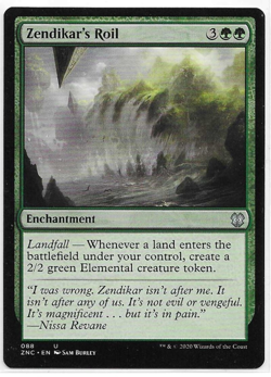 Zendikar's Roil Magic the Gathering Zendikar Rising Uncommon - Image 1