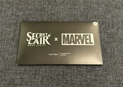 Magic the Gathering Secret Lair X Marvel’s Iron Man Rainbow Foil Set SEALED - Image 1