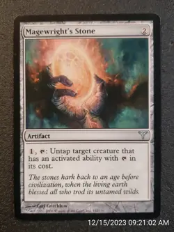MTG Magic the Gathering Magewright's Stone (162/190) Dissension NM (DS3D1A8).... - Image 1