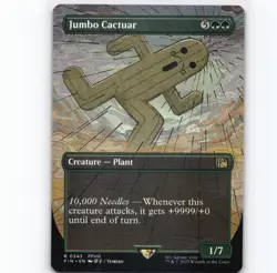 Jumbo Cactuar (Borderless) R FINAL FANTASY 343 NM FIN - Image 1