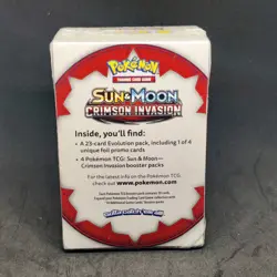 Pokemon 2017 Sun & Moon Crimson Invasion - Prerelease Kit Factory Sealed - Image 3
