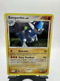 Pokemon TCG Rampardos Mysterious Treasures 33/123 Cosmos Holo Rare - Image 1