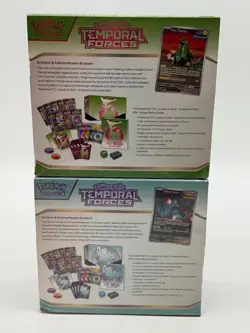 Lot of (2) Pokemon TCG Temporal Forces Elite Trainer Boxes - Image 3