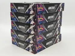Lot of (5) Pokemon TCG Arceus V Figure Collection Boxes NEW - Image 4