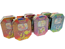 Lot of (6) Pokemon TCG: Elemental Power Tin Set Vaporeon/Jolteon/Flareon GX New - Image 1