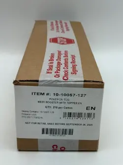 Pokemon Mega Evolution ME1 Booster 6-Box Case SEALED (Enhanced Version) - Image 1
