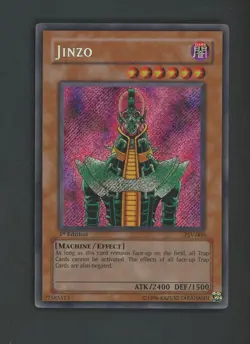 JINZO PSV-000 PHARAOH'S SERVANT SECRET RARE 1ST EDITION PSV-000 YUGIOH - Image 1