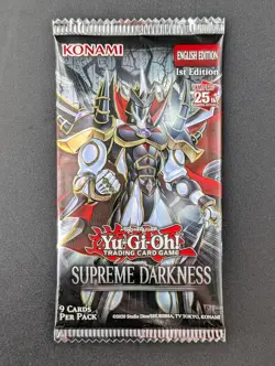 Lot of (107) Yu-Gi-Oh TCG Supreme Darkness 1st Edition Booster Packs Sealed - Image 2