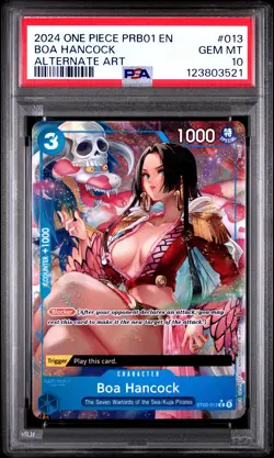 2024 ONE PIECE PRB01-PREM BOOSTER -ONE PIECE CARD THE BEST- BOA HANCOCK PSA 10 - Image 1