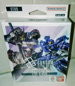 G1007 SEALED ENGLISH GUNDAM CARD GAME IRON BLOOM STARTER DECK ST05 ST-05 - Image 1