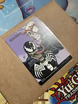 Mtg Spider-Man Venom Infernal Grasp Mythic 0018 Borderless Non Foil NM Card - Image 4