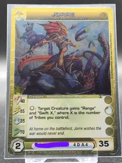 Chaotic Card : Jorre Mipedian Lieutenant Forged Unity 1st Edition Rare Creature - Image 1
