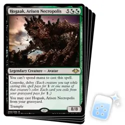 HOGAAK, ARISEN NECROPOLIS X4 Modern Horizons Magic MTG MINT CARD - Image 1