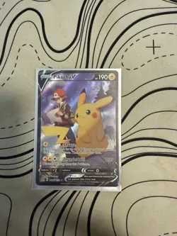 2022 Pokemon Pikachu V Lost Origin Holo Card TG16/TG30 NRMT/MT - Image 1