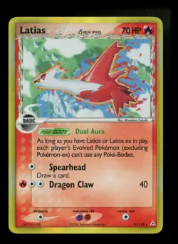 Latias 11/110 Delta Species EX Holon Phantoms 2006 Holo Rare Pokemon Card TCG - Image 1