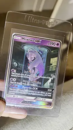 Pokemon Mewtwo GX Holo Card 78/73 Shining Legends 2017 Mint Condition - Image 2