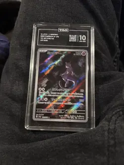 TAG 10 🔥Japanese Mewtwo Art Rare Pokemon Card 151 183/165 - Image 1